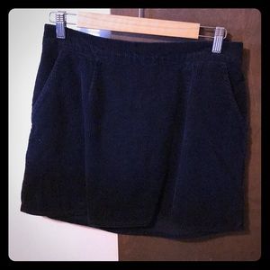 corduroy mini skirt
